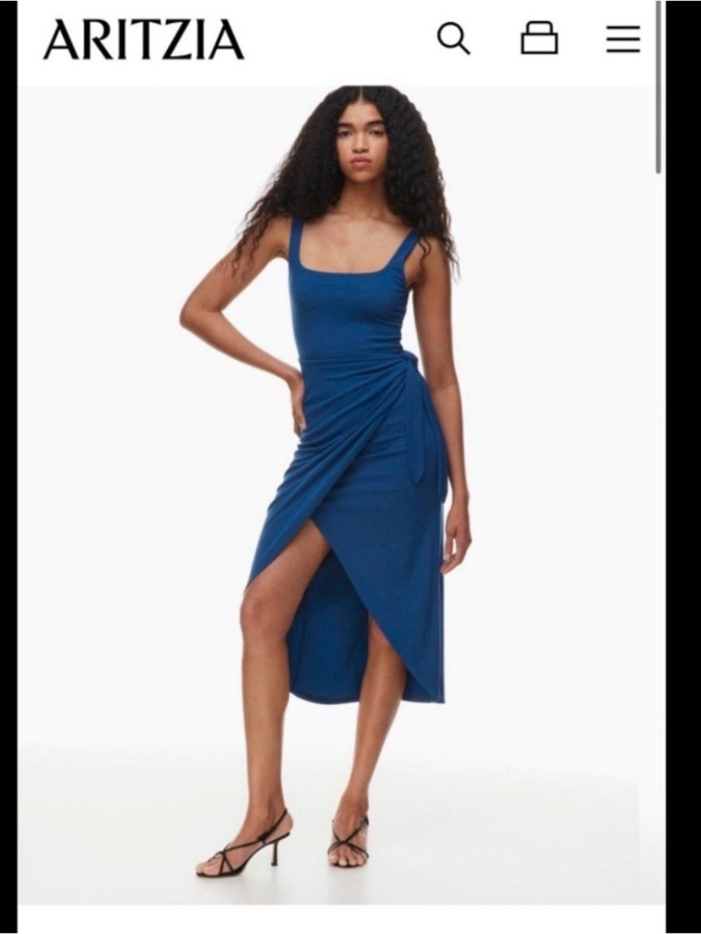 Aritzia Saturn midi dress